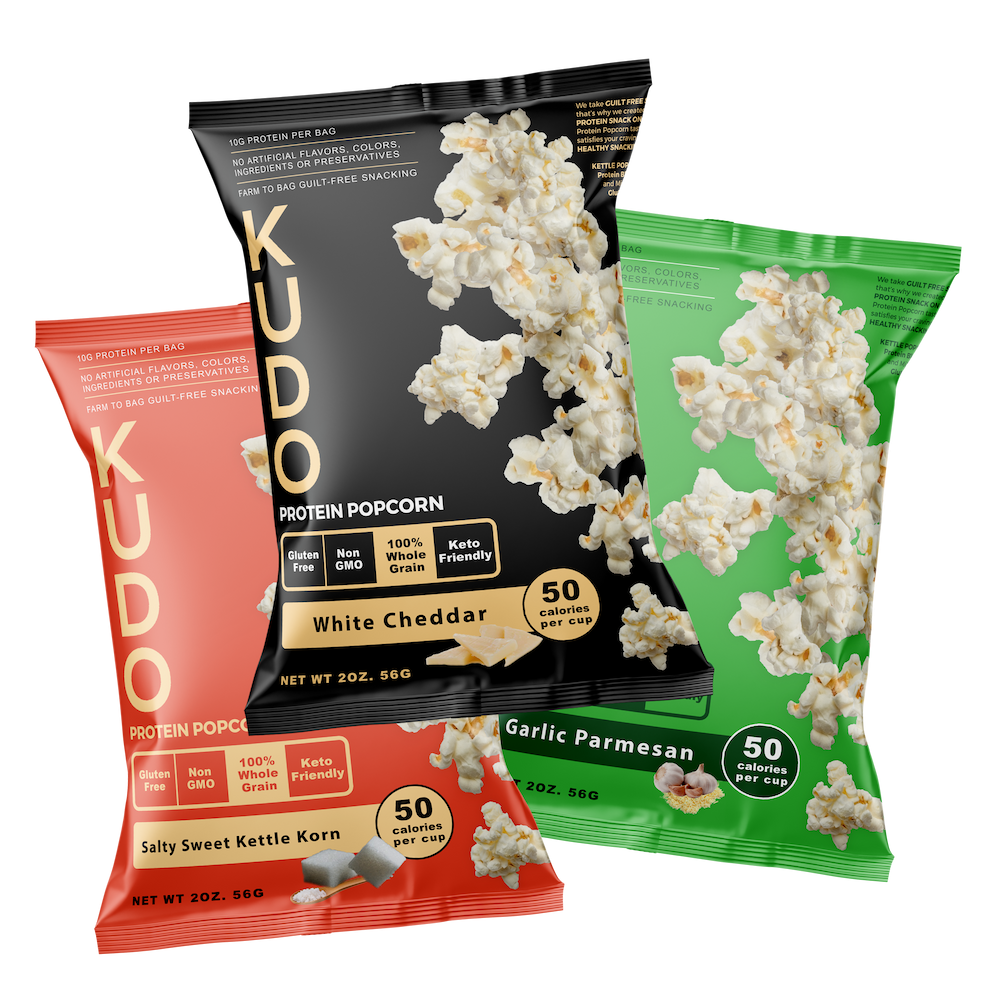 popcorn protein, different flavors
