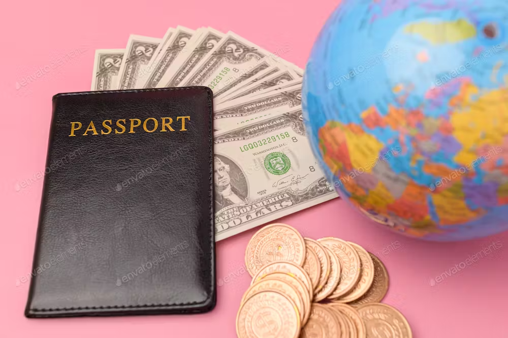 saving money for traveling with passport 
