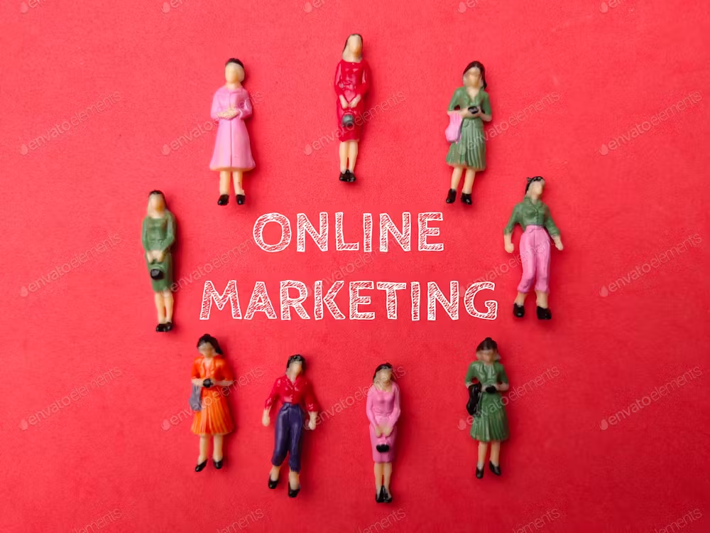 women with online marketing
