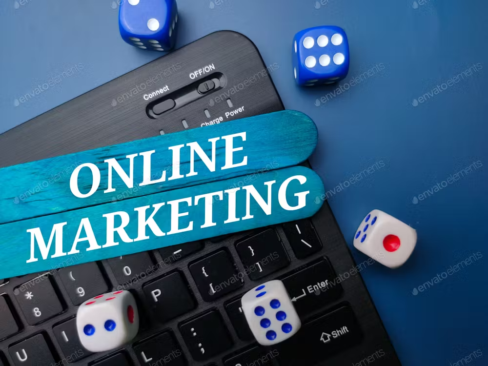 online marketing and keyboard
