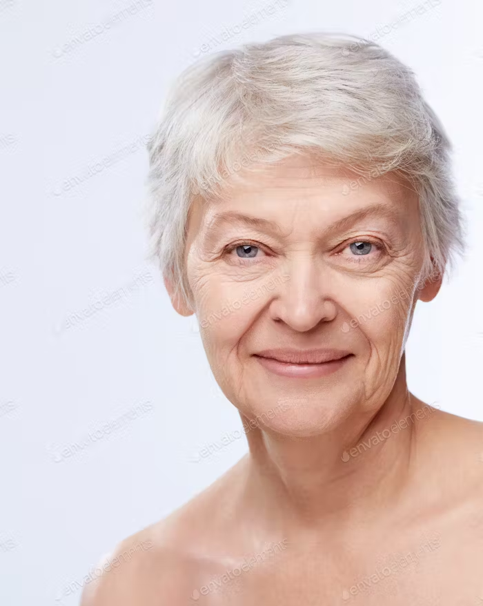 youthful older lady